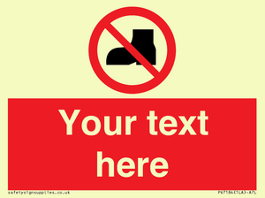 Custom No outdoor footwear